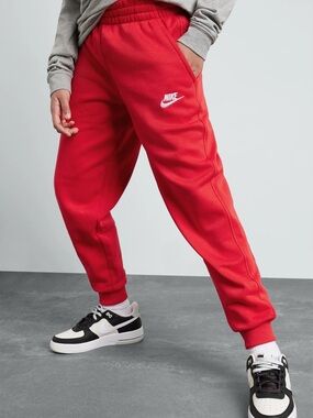Nike Red Fleece Joggers